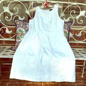 J Crew White Dress